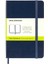 Sert Kapak Çizgisiz Defter Cep Boy 9X14 cm 192 Sayfa Safir Mavi 1