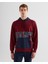 Erkek Bordo Regular Fit Kapüşonlu Logolu Sweatshirt 2524341T.604 1