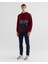 Erkek Bordo Regular Fit Kapüşonlu Logolu Sweatshirt 2524341T.604 3