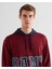 Erkek Bordo Regular Fit Kapüşonlu Logolu Sweatshirt 2524341T.604 4