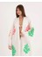 Bornoz ,Plaj Kıyafeti,Kimono , Kaftan ,Sabahlık Çok Renkli Mercan Desen Baskılı 5