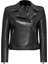Angel-X Kadın Siyah Biker Deri Ceket 24WGD5264VE 1