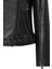 Angel-X Kadın Siyah Biker Deri Ceket 24WGD5264VE 4