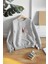 Unisex Regular Bisiklet Yaka Standart Kol Standart Gri Normal Kesim Sıcak Tutan Baskılı Sweatshirt 1