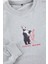 Unisex Regular Bisiklet Yaka Standart Kol Standart Gri Normal Kesim Sıcak Tutan Baskılı Sweatshirt 2