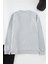 Unisex Regular Bisiklet Yaka Standart Kol Standart Gri Normal Kesim Sıcak Tutan Baskılı Sweatshirt 3