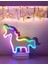 Işık Kasabası Renkli LED Unicorn ve Peluş Katil Civciv Neon Dekoratif Gece Lambası Hediye Kutusu 4