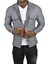 Örme Kumaş Gömlek Yaka Cepli Çıtçıtlı Slim Fit Spor Ceket 2500558 5