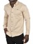 Likralı Çıtçıtlı Kırışmayan Süet Kumaş Slim Fit Cepsiz Mevsimlik Gömlek 2500556 1