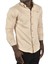 Likralı Çıtçıtlı Kırışmayan Süet Kumaş Slim Fit Cepsiz Mevsimlik Gömlek 2500556 5