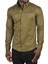 Likralı Çıtçıtlı Kırışmayan Süet Kumaş Slim Fit Cepsiz Mevsimlik Gömlek 2500556 5