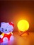 LED Işıklı Küre ile Rcb Renk Değiştiren Damla Silikon Hello Kitty Gece Lambası Hediye Kutusu 1