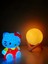 LED Işıklı Küre ile Rcb Renk Değiştiren Damla Silikon Hello Kitty Gece Lambası Hediye Kutusu 2