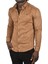 Likralı Çıtçıtlı Kırışmayan Süet Kumaş Slim Fit Cepsiz Mevsimlik Gömlek 2500556 1