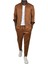 Likralı Çıtçıtlı Kırışmayan Süet Kumaş Slim Fit Cepsiz Mevsimlik Gömlek 2500556 2