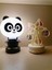 LED Panda ve Kurmalı Müzikli Resimli Dönme Dolap Gec Lambası Hediye Kutusu 3