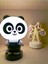 LED Panda ve Kurmalı Müzikli Resimli Dönme Dolap Gec Lambası Hediye Kutusu 5