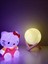 3'lü Set- Kelebek Kolye - Hello Kitty - 3D LED Küre Gece Lambası Bujiteri Hediye Sepeti 4