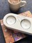 Tealight Mumluk 3 Delikli, Dekoratif Beton Mumluk, Modern ve Minimal Mumluk / Masaüstü Düzenleyici 5