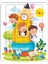 24 Parça Ahşap Eğitici Yapboz Puzzle Seti (Set 5) 1