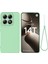 Xiaomi 14T El Kayışı ile Sıvı Silikon Çizilmez Telefon Kılıfı (Yurt Dışından) 1