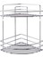 Metal 2 Katlı Banyo Köşe Duş Rafı Düzenleyici 36CM 1