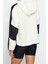 Oversize Fermuarlı Yaka Düşük Kol Paraşüt Kumaş Detaylı Peluş Geniş Kalıp Örme Spor Sweatshirt 5