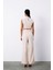 Çıt Çıt Detaylı Crop Bluz - Bej 5