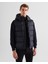 Erkek Siyah Regular Fit Kapüşonlu Yelek 7006454.5 1
