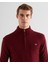 Erkek Kırmızı Regular Fit Yarım Fermuarlı Kazak 87213.604 4
