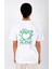 Kinder Planet Relaxed Fit Kadın T-Shirt Beyaz 2