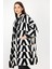 Desenli Uzun Oversize Hırka 3