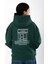 Cafe Relaxed Fit Hoodie Kadın - Yeşil 2