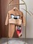 Erkek Çocuk Tazmanya Desenli 3 Iplik Kışlık Pamuklu Sweatshirt Eşofman Alt-Üst Takım 2