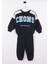 Unisex Çocuk Kışlık Chons Sloganlı Pamuklu Sweatshirt Eşofman Alt-Üst Takım 2