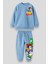 Unisex Çocuk Mavi Bluey Toy Stoyry Desenli Kışlık 3 Iplik Pamuklu Sweatshirt Eşofman Alt-Üst Takım 2