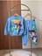 Unisex Çocuk Mavi Bluey Toy Stoyry Desenli Kışlık 3 Iplik Pamuklu Sweatshirt Eşofman Alt-Üst Takım 3