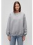 Kadın Bisiklet Yaka Regular Fit Basic Sweatshirt 2