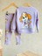 Kız Çocuk Paw Petrol Desenli Kışlık 3 Iplik Pamuklu Sweatshirt Tayt Alt-Üst Takım 2