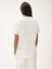 Beyaz Unisex Nature Concept Baskılı Oversize T-Shirt 3