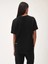 Siyah Unisex Nature Concept Baskılı Oversize T-Shirt 3