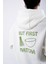 But First Matcha Relaxed Fit Hoodie Kadın - Ekru 2