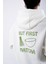 But First Matcha Relaxed Fit Hoodie Kadın - Ekru 2
