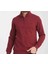 Basıc Bordo Regular Fit Dik Yaka Yarım Fermuar 4