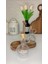 2li 300ML Boroslikat Cam Yağlık Akasya Stantlı Tıpalı Yağdanlık/sirkelik 3