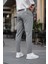Slimfit Jogger Mevsimlik Gri Likralı Rahat Pantolon 4
