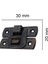 Yaylı Klips Oksit 4 Adet 20x30 mm Kutu Kapak ve Sandık Kilit 2