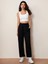 U Yaka Askılı Beyaz Renk Fitilli Crop Top Büstiyer 4