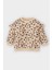 Kız Bebek Bisiklet Yaka Leopar Desenli İçi Yumuşak Tüylü Sweatshirt D7194A524WN 1