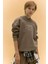 Erkek Çocuk Oversize Geniş Kalıp Baskılı Kapüşonlu Sweatshirt D5344A824WN 1